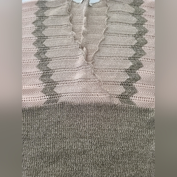 American Rag Cie Womens knit top pink and gold Size XL - Picture 4 of 8